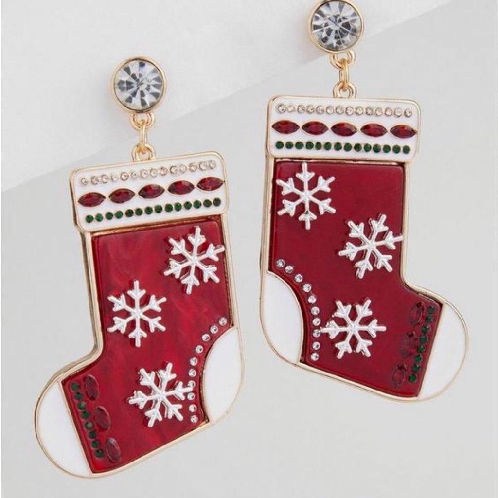 Torrid Holiday Stocking Earrings 18$